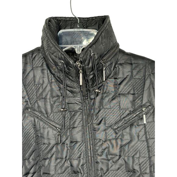 Weatherproof Garment Company Men's Quilted Insulated Puffer Jacket Size M Black - Picture 2 of 8